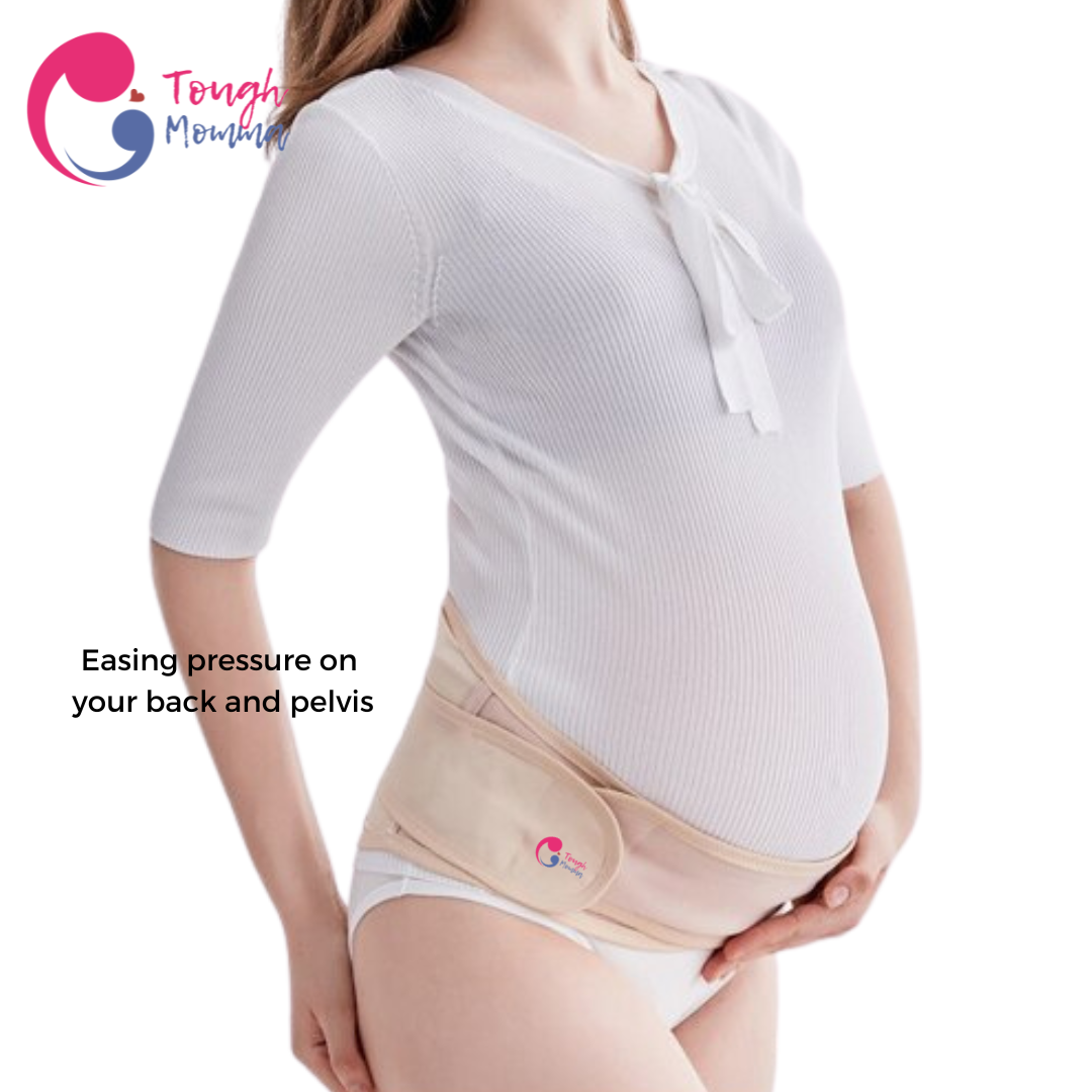 SLIGHTLY DAMAGED ToughMomma Elisha Maternity Baby Bump Belt With back Support