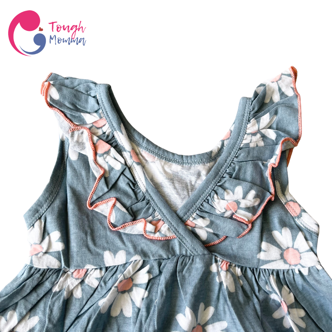 (CLEARANCE SALE) ToughMomma Little Dainty Julienne Dress 0- 7 years old