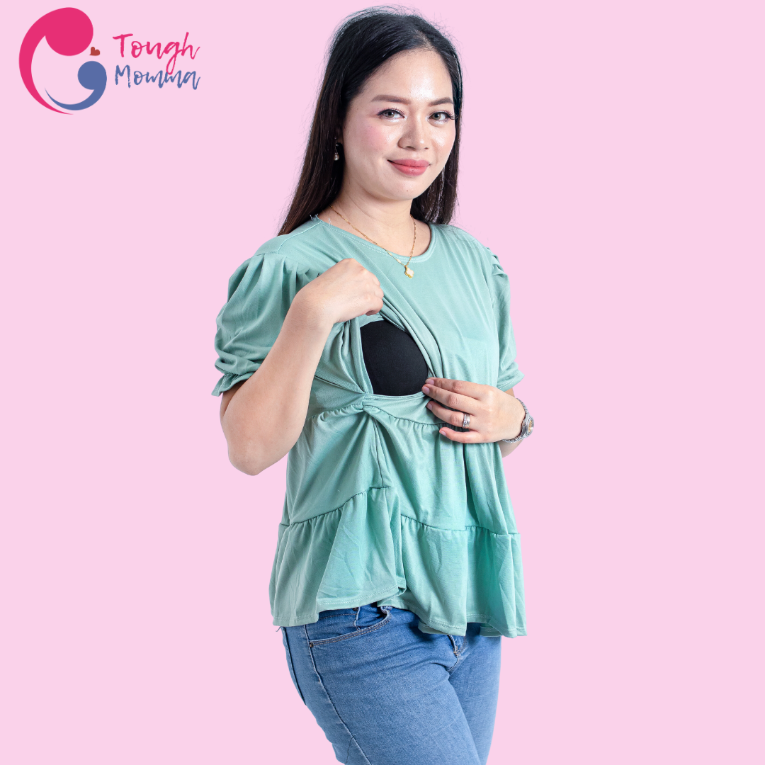 ToughMomma Atasha Maternity Nursing Blouse S - 2XL