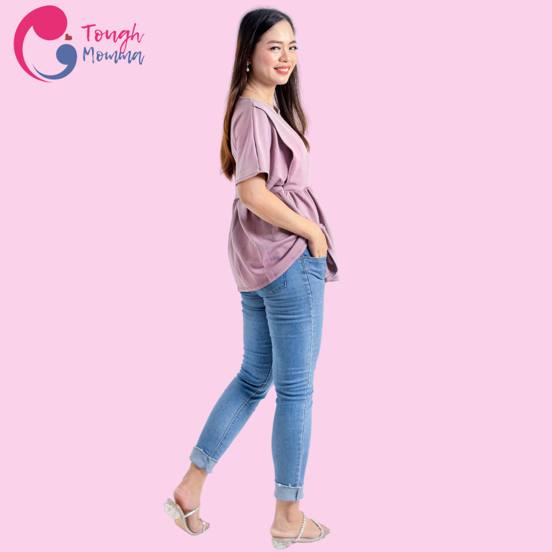 ToughMomma Aisha Maternity Nursing Blouse M - L/ XL- 2XL