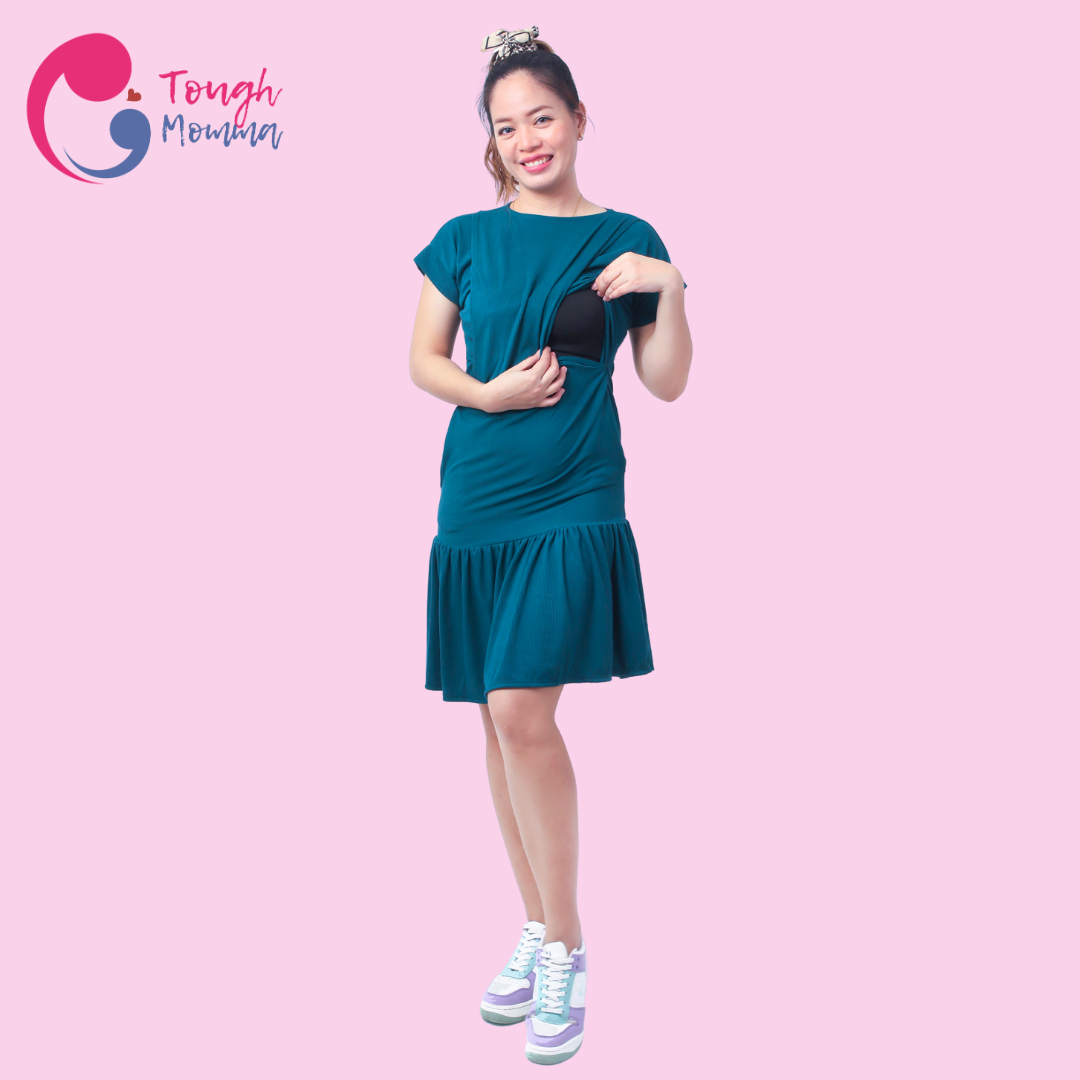 ToughMomma Gabrielle Maternity Nursing Dress S - 2XL