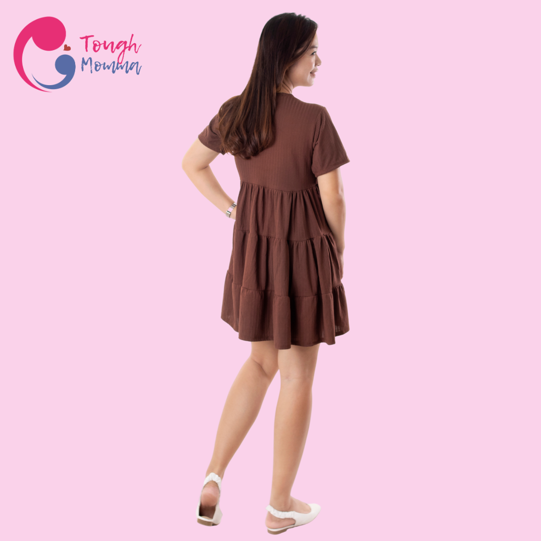 ToughMomma Genevieve Nursing Dress S - 2XL