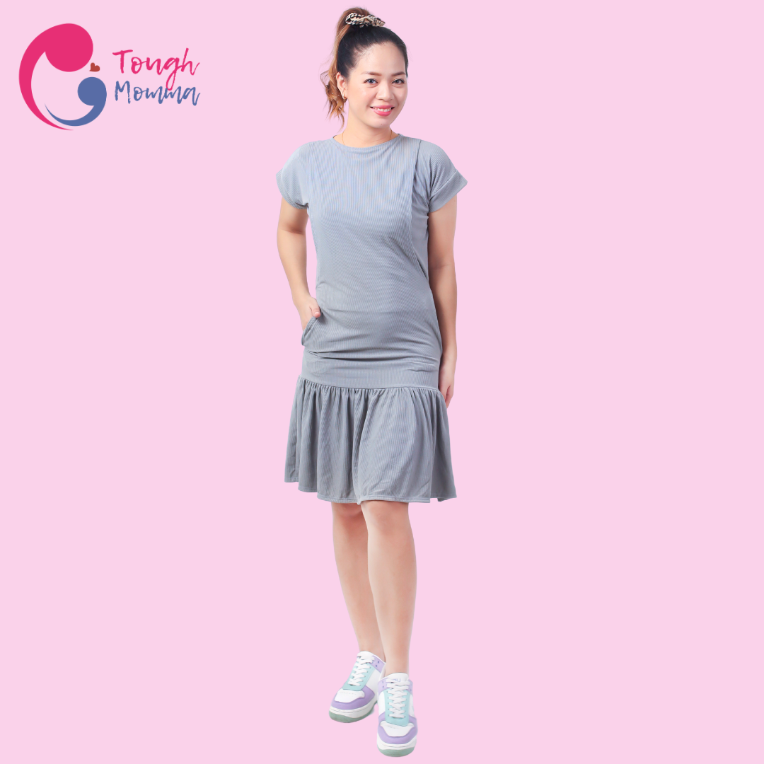 ToughMomma Gabrielle Maternity Nursing Dress S - 2XL
