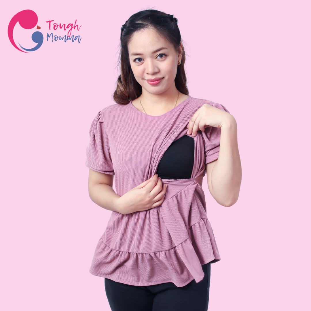 ToughMomma Atasha Maternity Nursing Blouse S - 2XL