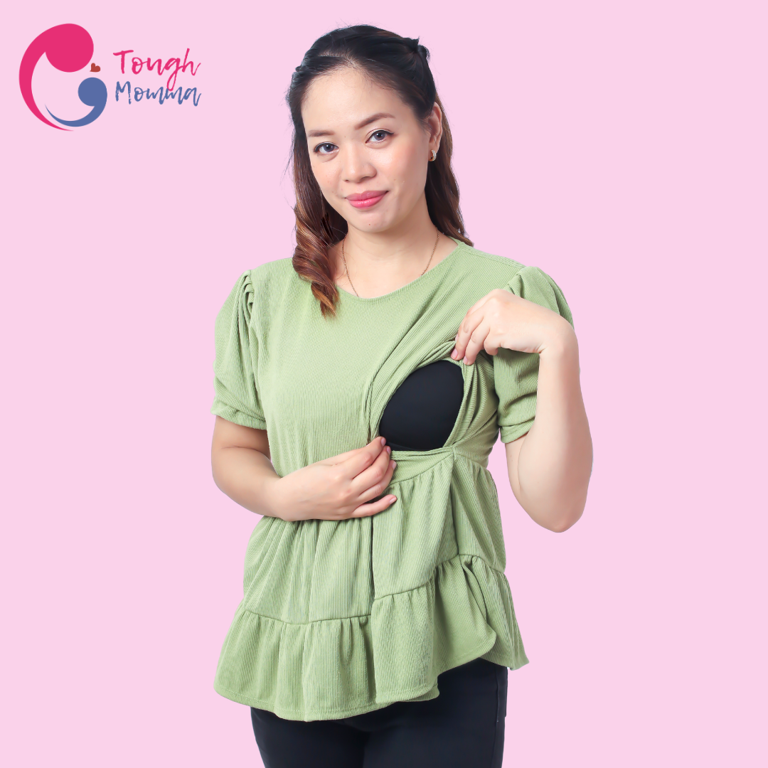 ToughMomma Atasha Maternity Nursing Blouse S - 2XL
