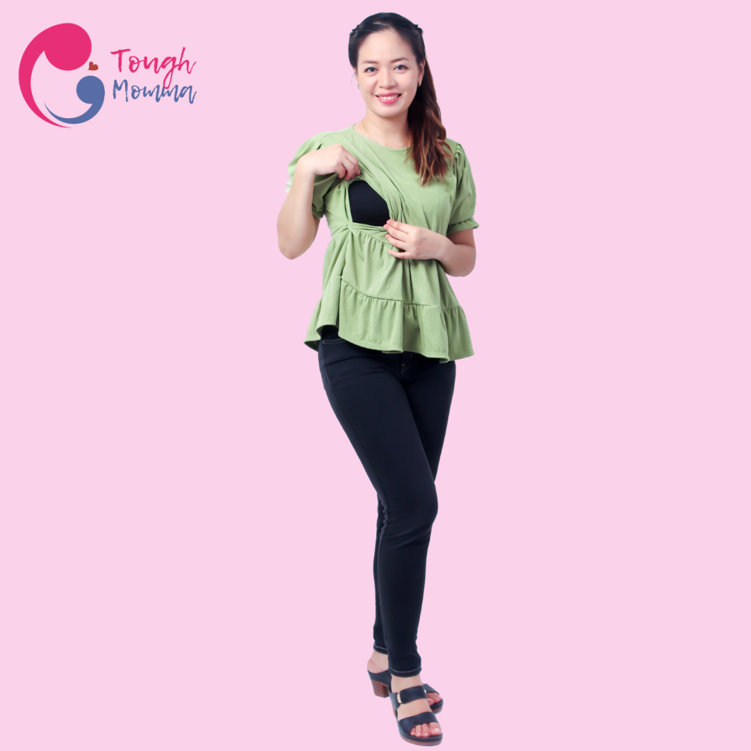 ToughMomma Atasha Maternity Nursing Blouse S - 2XL