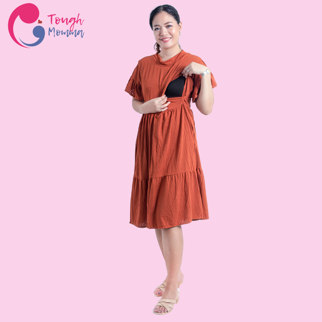 ToughMomma Alison Maternity Nursing Dress M - 2XL