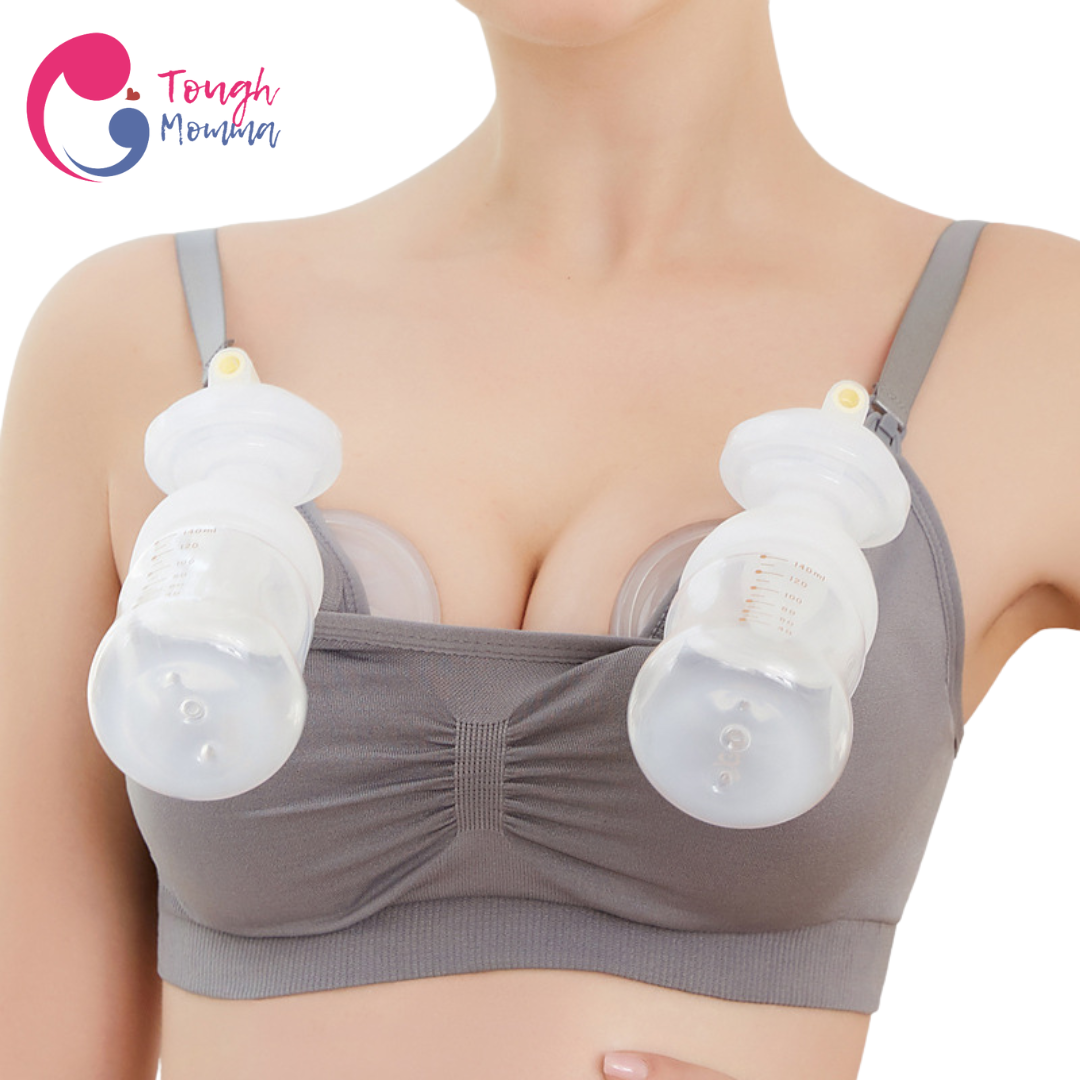 SLIGHTLY DAMAGED/STAINED ToughMomma Classic Handsfree Nursing Bra