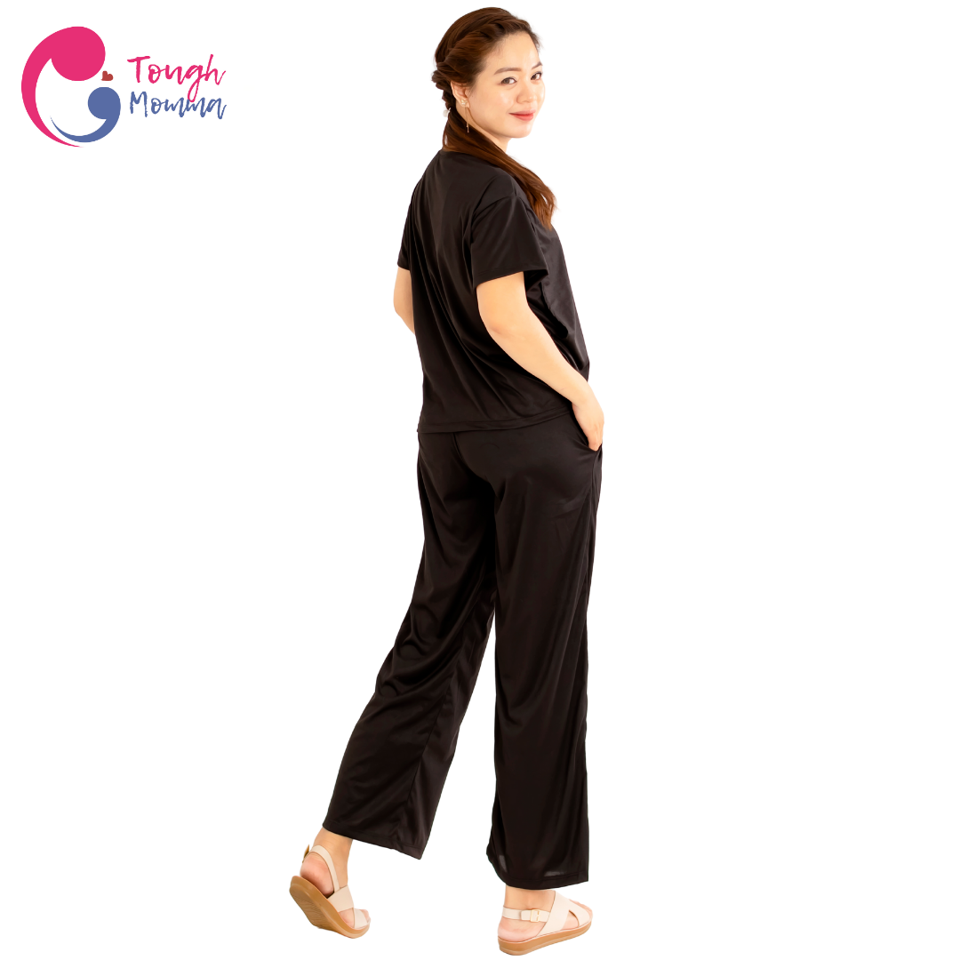 SLIGHTLY DAMAGED/STAINED ToughMomma Vienna Maternity/ Nursing Pajama Set (M- 2XL)