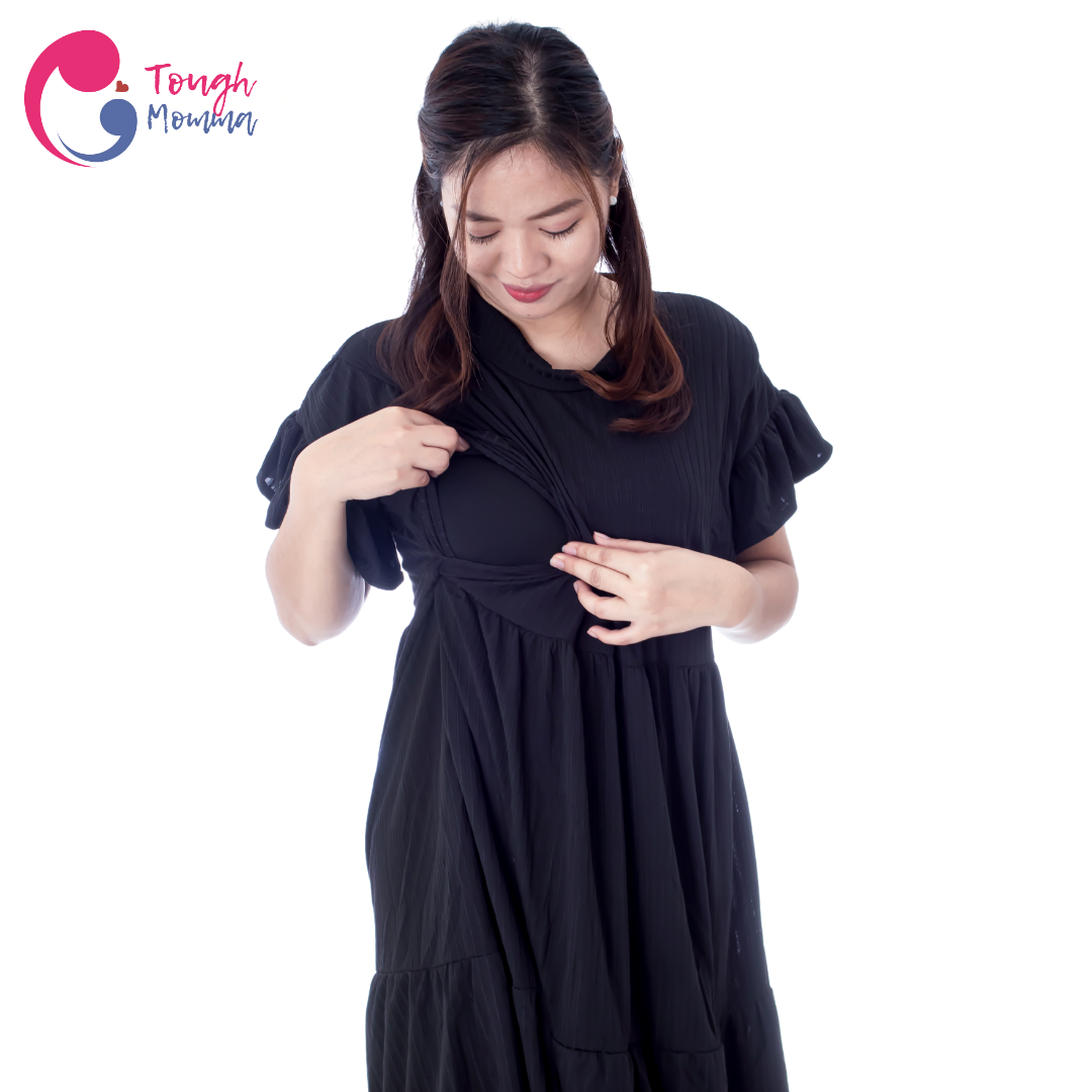 ToughMomma Alison Maternity Nursing Dress M - 2XL