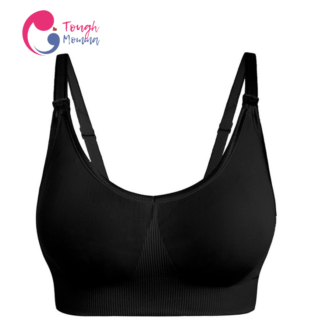 SLIGHTLY DAMAGED ToughMomma Deep Curve Seamless Wireless Nursing Bra