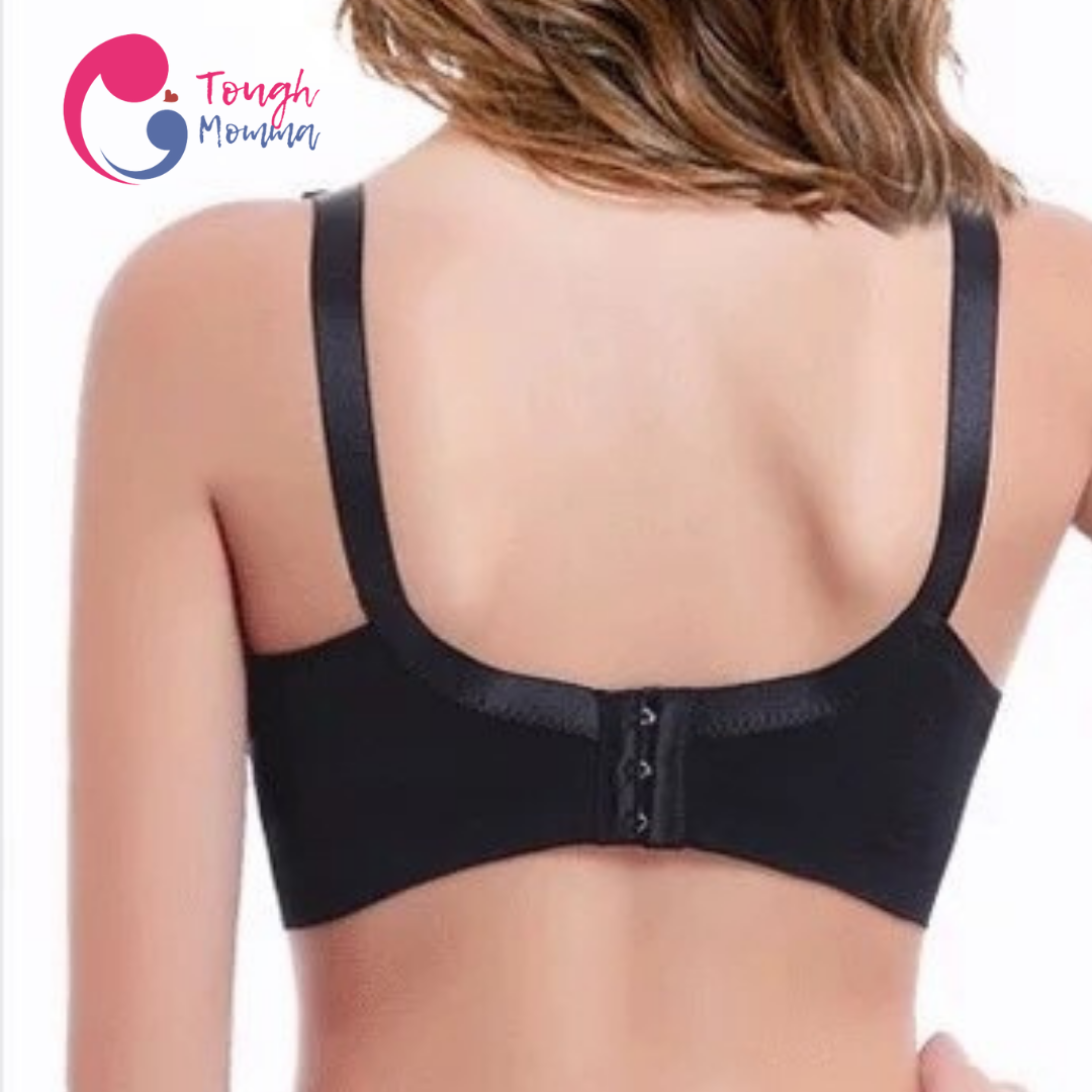 SLIGHTLY DAMAGED/STAINED ToughMomma Deep V Seamless Wireless Nursing Bra