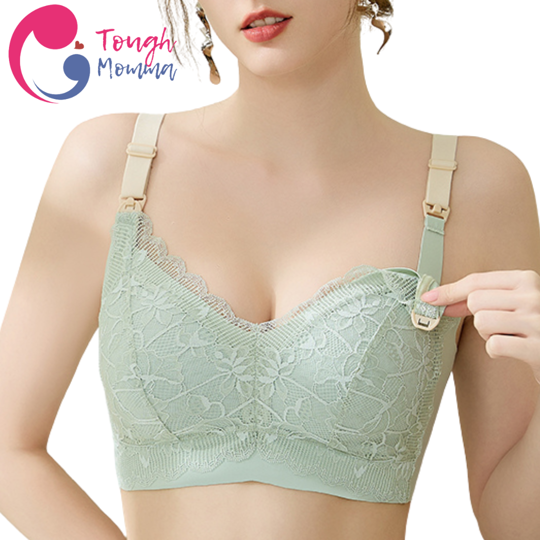 ToughMomma Arielle Sexy Lace Wireless Nursing Bra for PLUS SIZE