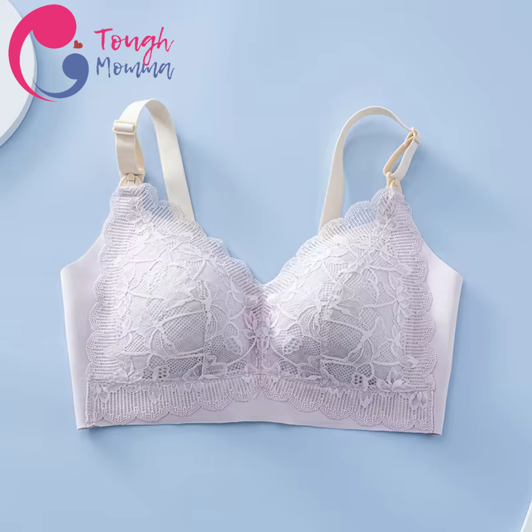 ToughMomma Arielle Sexy Lace Wireless Nursing Bra for PLUS SIZE