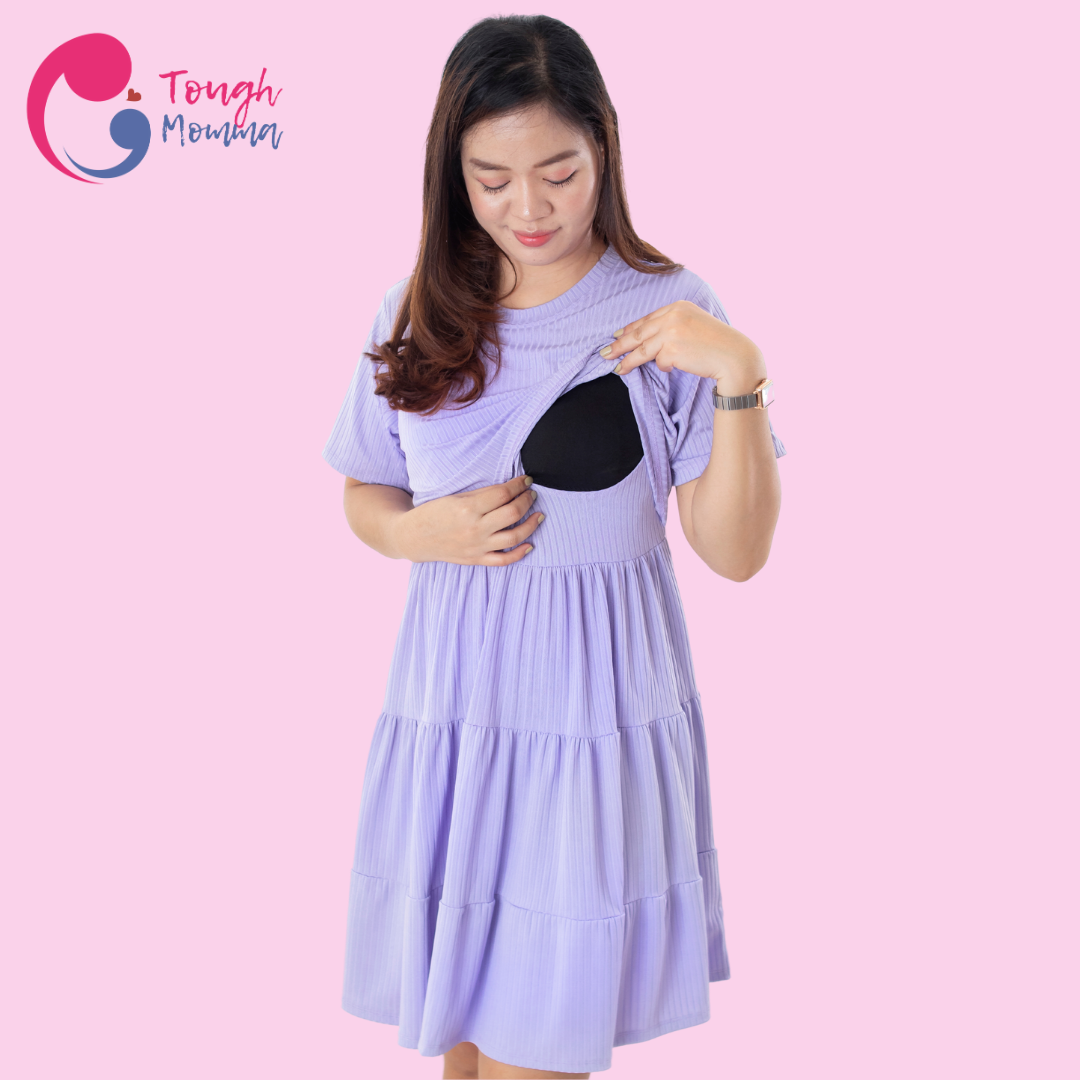 ToughMomma Genevieve Nursing Dress S - 2XL