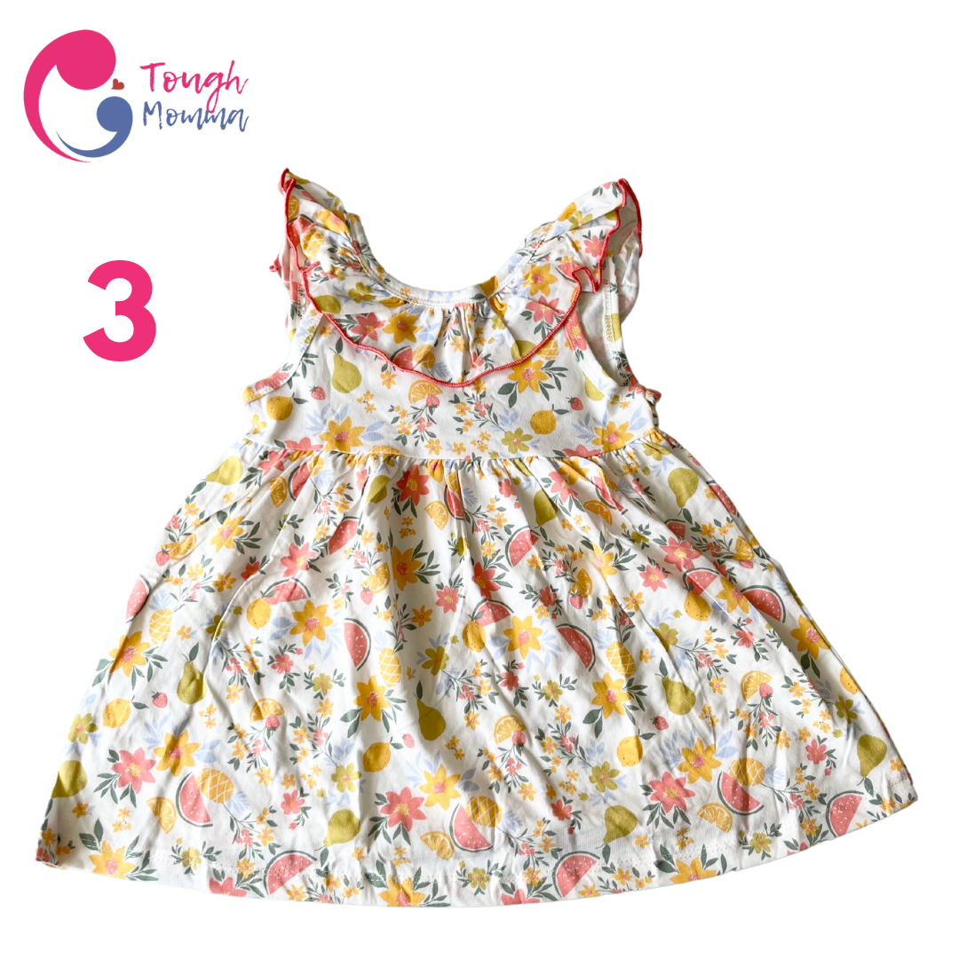 (CLEARANCE SALE) ToughMomma Little Dainty Julienne Dress 0- 7 years old