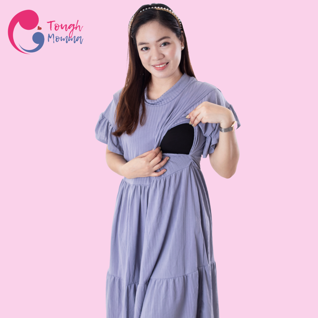 ToughMomma Alison Maternity Nursing Dress M - 2XL
