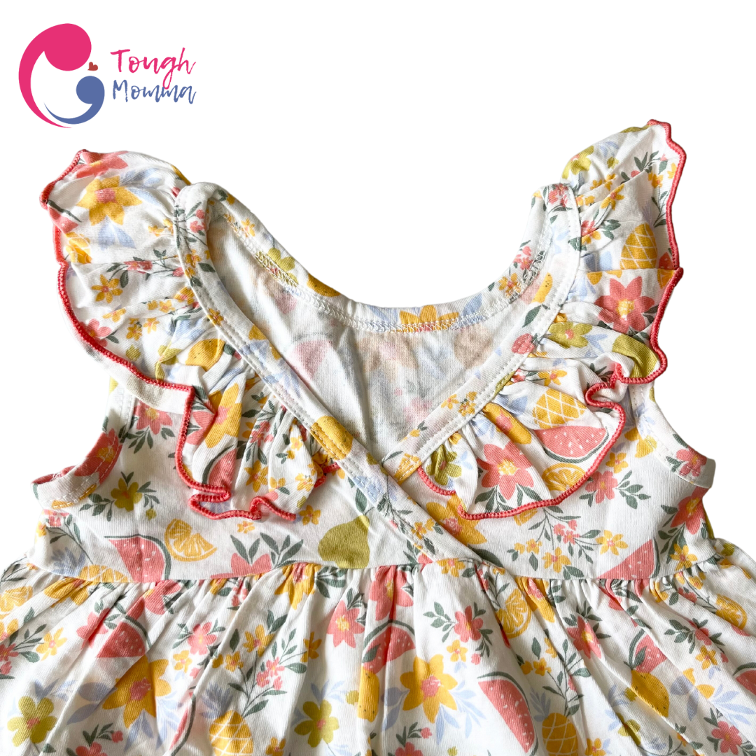 (CLEARANCE SALE) ToughMomma Little Dainty Julienne Dress 0- 7 years old