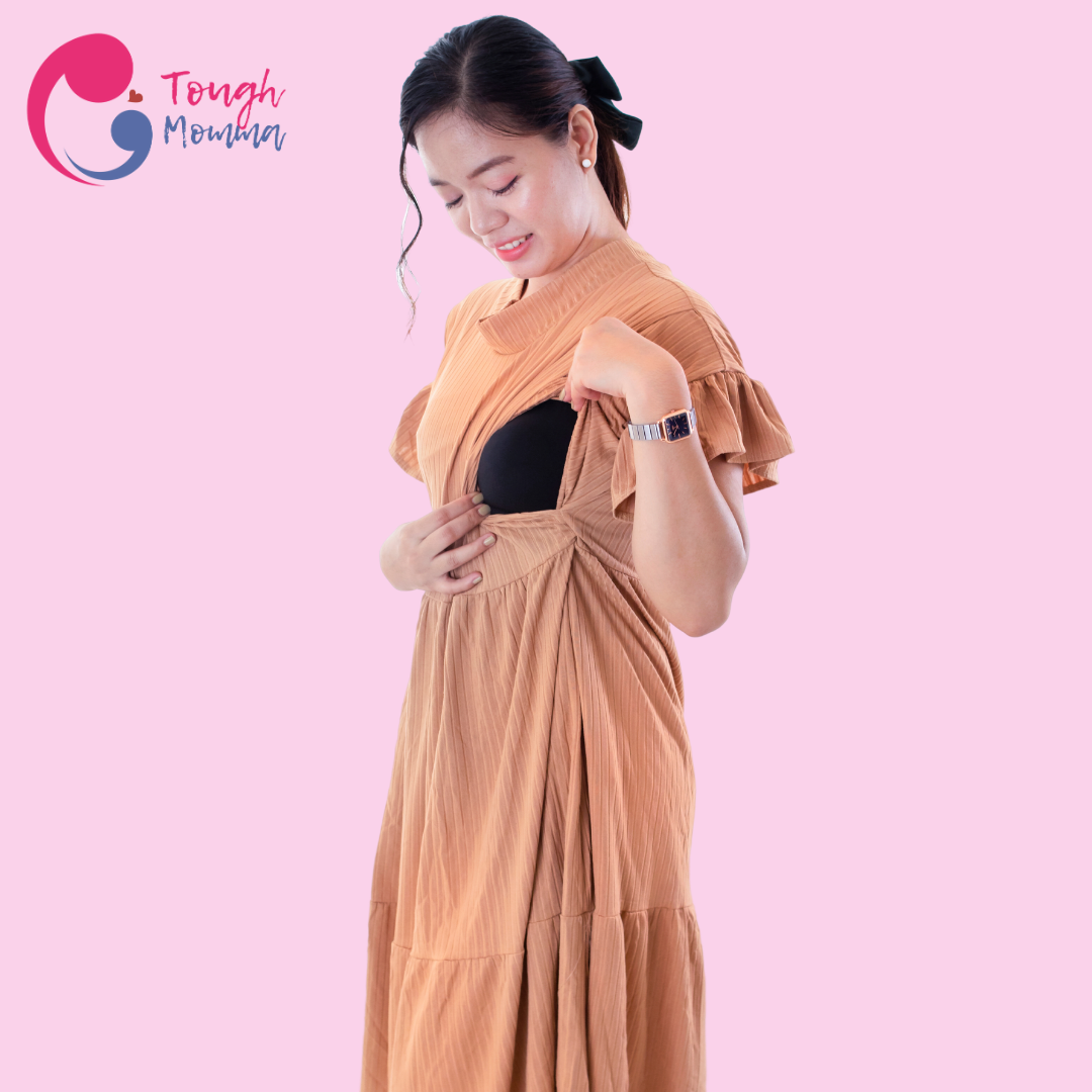 ToughMomma Alison Maternity Nursing Dress M - 2XL