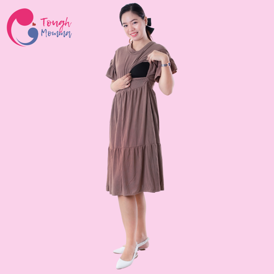 ToughMomma Alison Maternity Nursing Dress M - 2XL