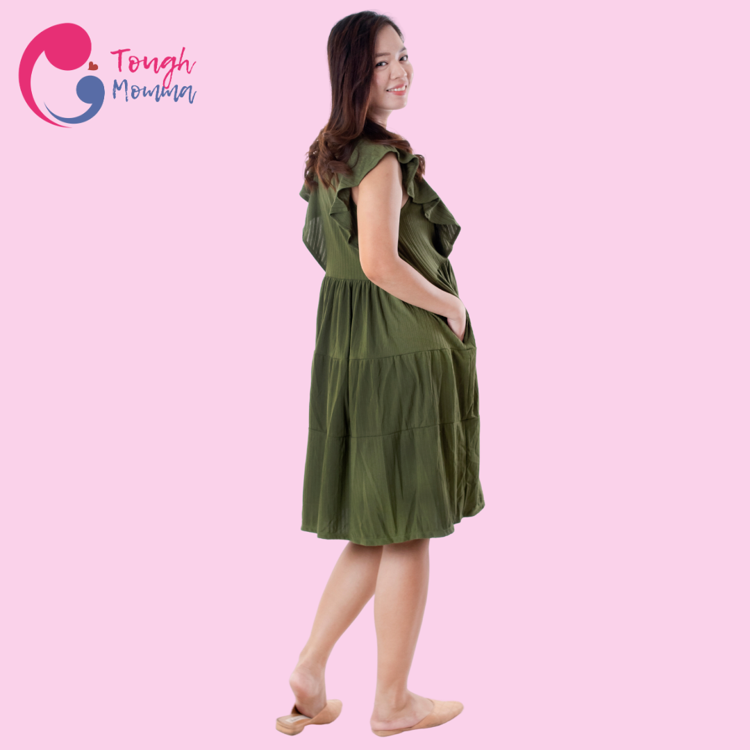 ToughMomma Jara Maternity Nursing Dress M - XL