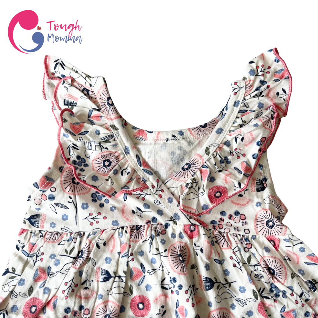 (CLEARANCE SALE) ToughMomma Little Dainty Julienne Dress 0- 7 years old