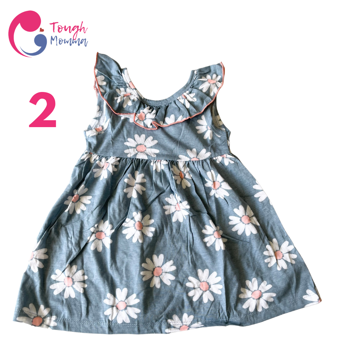 (CLEARANCE SALE) ToughMomma Little Dainty Julienne Dress 0- 7 years old