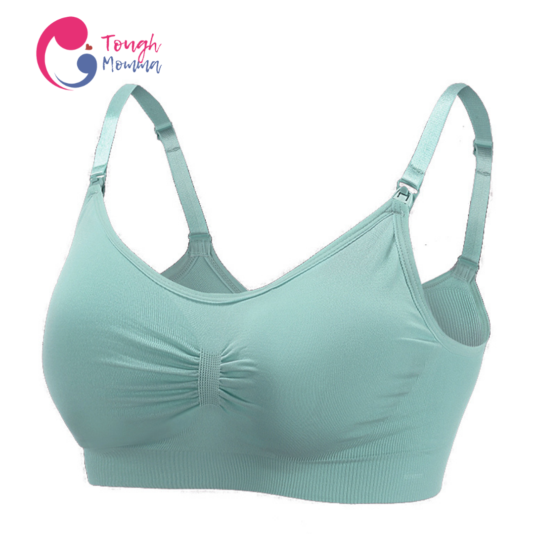 SLIGHTLY DAMAGED ToughMomma Classic Seamless Wireless Nursing Bra