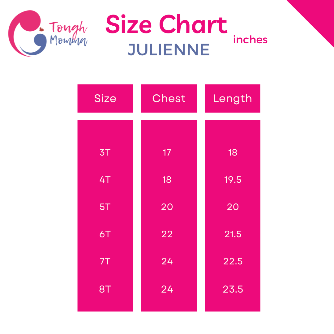 (CLEARANCE SALE) ToughMomma Little Dainty Julienne Dress 0- 7 years old