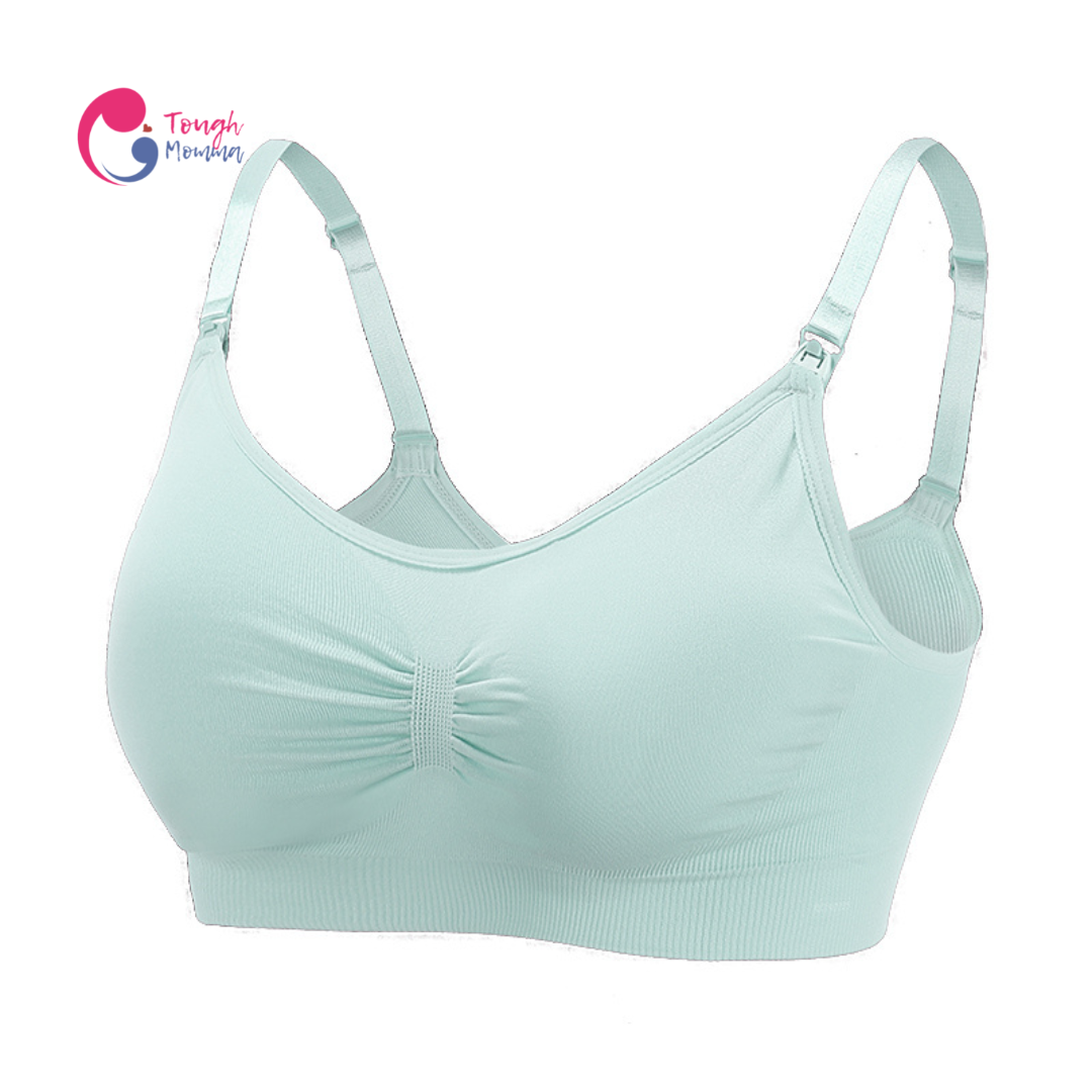 SLIGHTLY DAMAGED ToughMomma Classic Seamless Wireless Nursing Bra