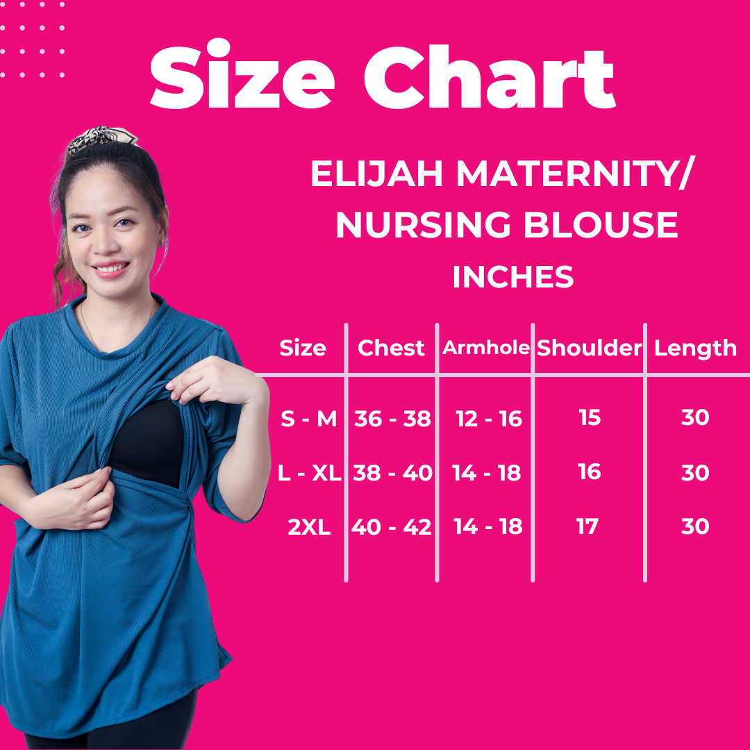 ToughMomma Elijah Maternity Nursing Blouse S - 2XL