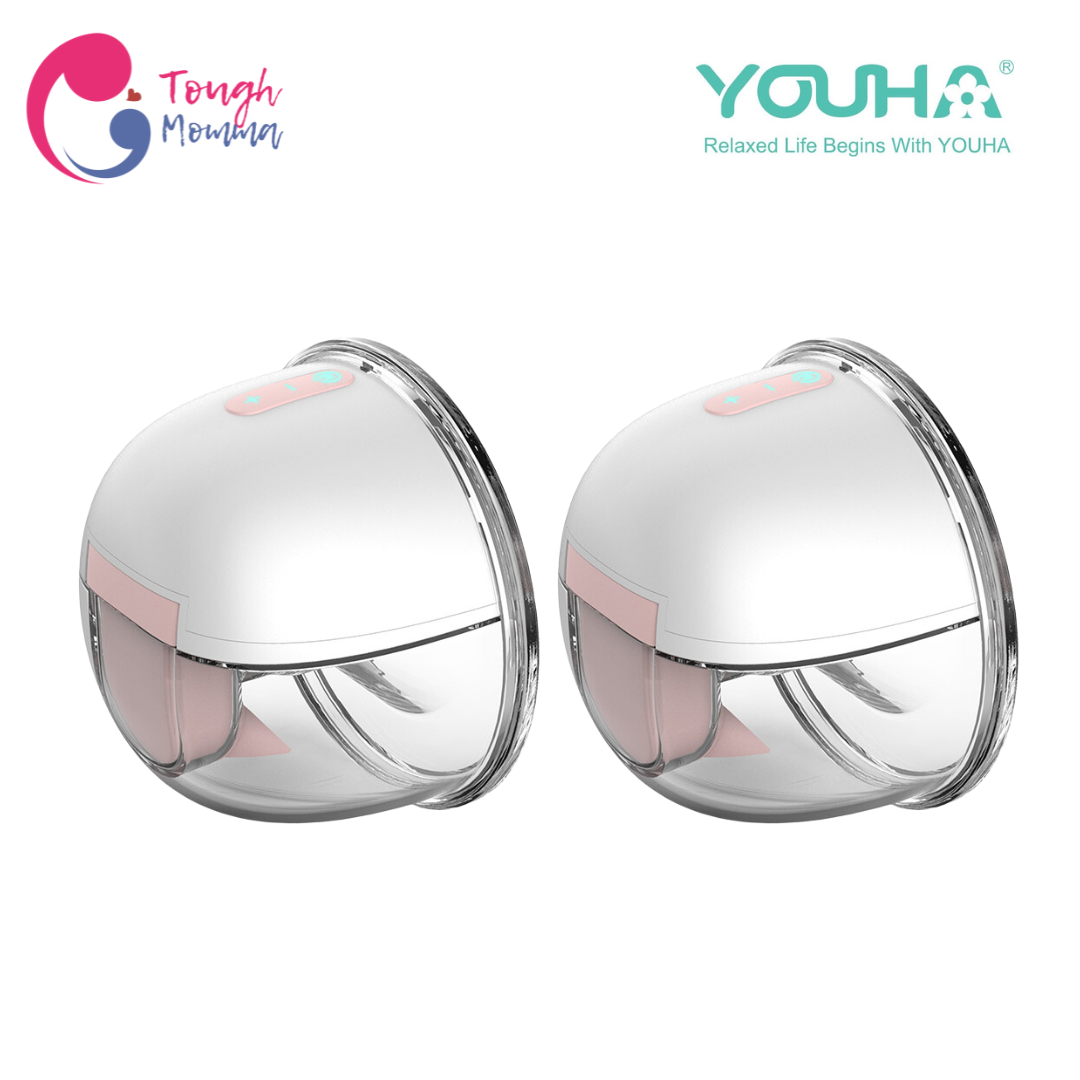 YOUHA The INs Gen 2 Handsfree Wearable Wireless Electric Breast Pump With Bluetooth App Function And Complete Accessories