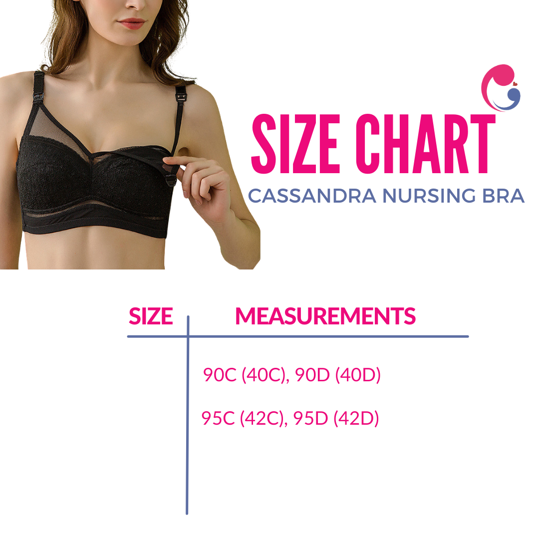 ToughMomma Cassandra Sexy Lace Wireless Nursing Bra for PLUS SIZE