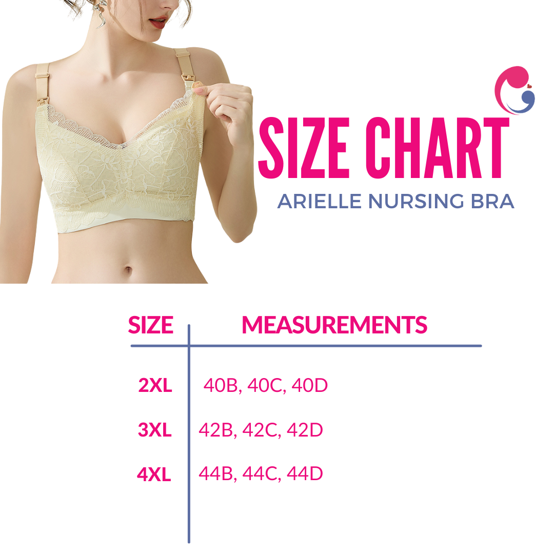 ToughMomma Arielle Sexy Lace Wireless Nursing Bra for PLUS SIZE