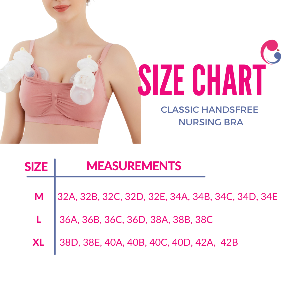 SLIGHTLY DAMAGED/STAINED ToughMomma Classic Handsfree Nursing Bra