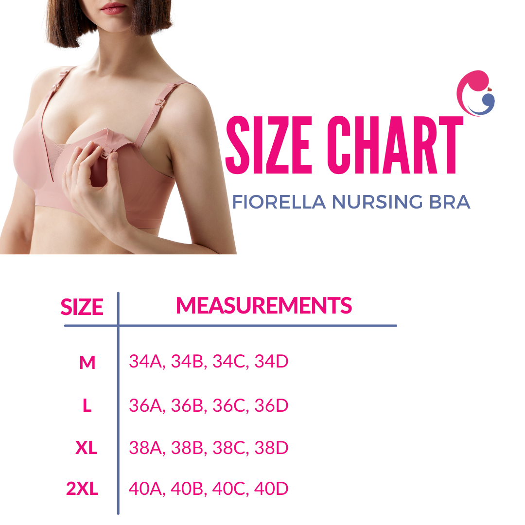 SLIGHTLY DAMAGED/STAINED ToughMomma Fiorella Premium Quality Seamless Wireless Ice Silk Nursing Bra