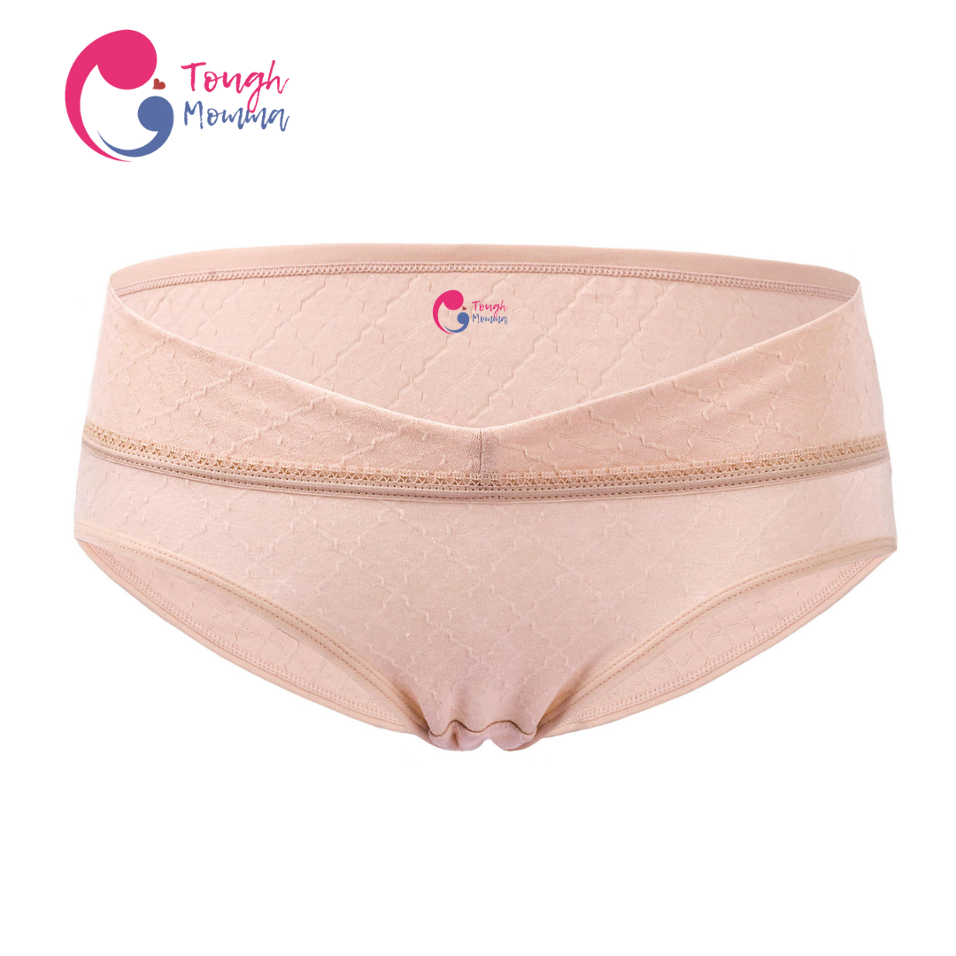 SLIGHTLY DAMAGED/ STAINED ToughMomma Crema Hypoallergenic Under the Bump Maternity Panty (Copy)