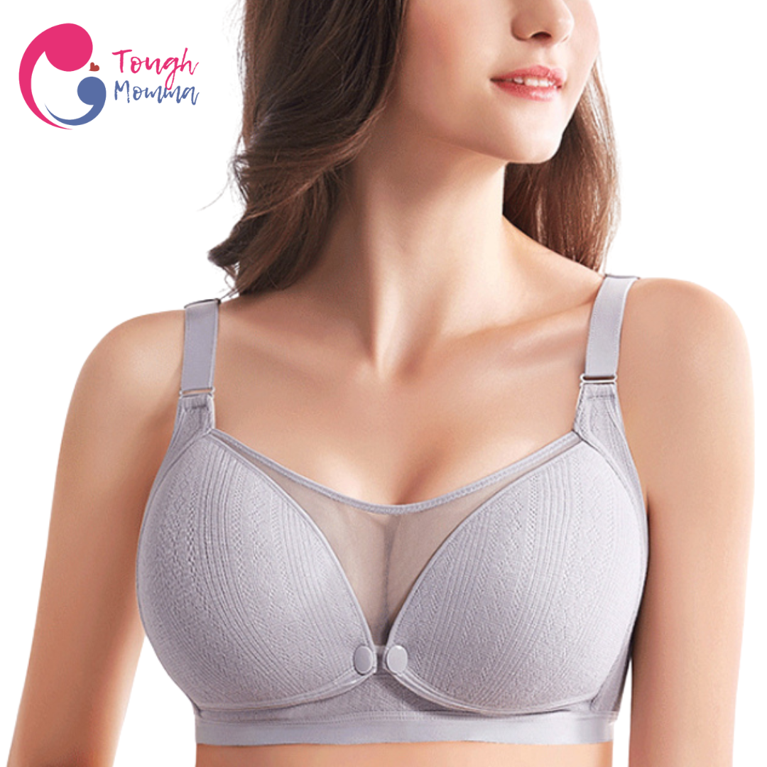 SLIGHTLY DAMAGED ToughMomma Antoinette Wireless Nursing Bra