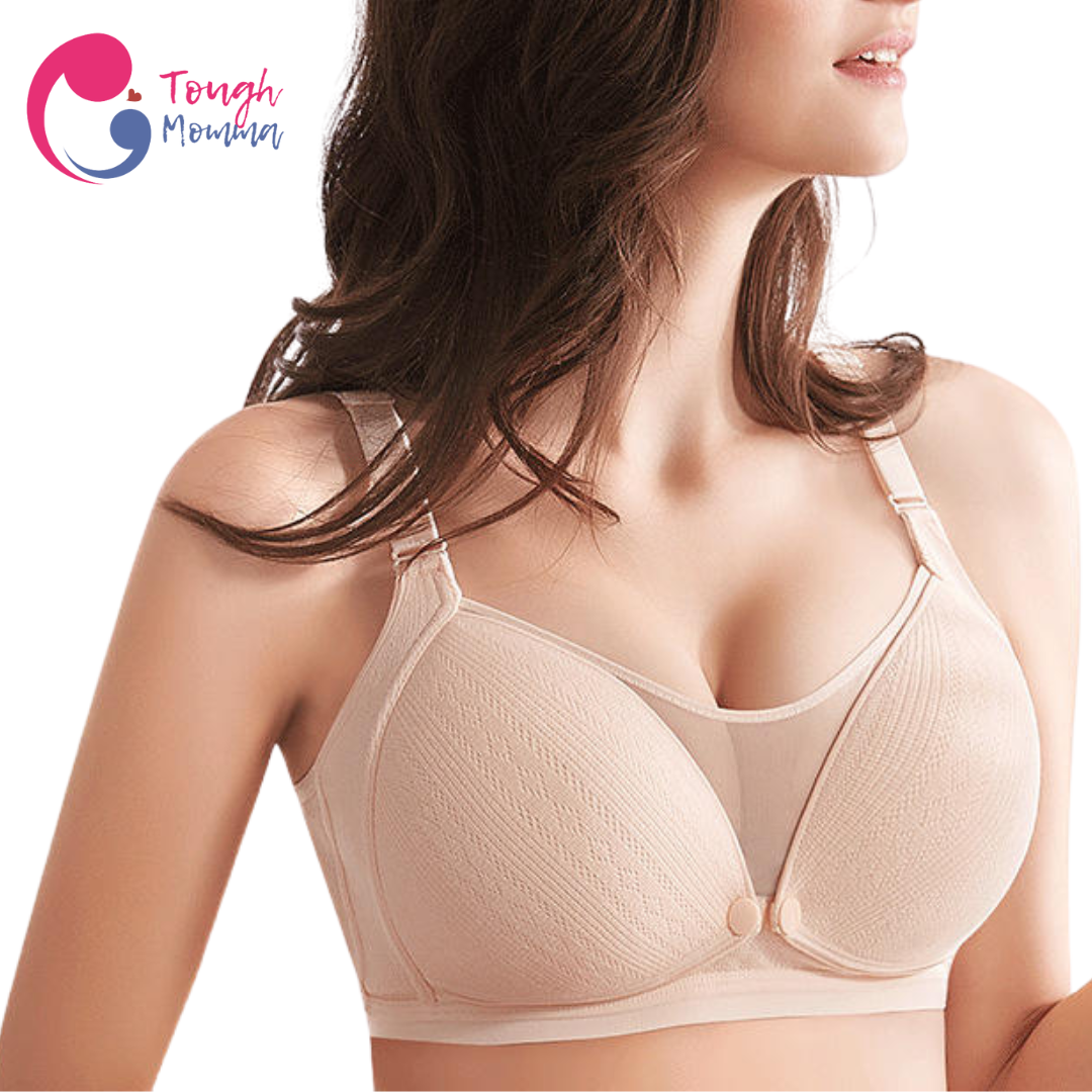 SLIGHTLY DAMAGED ToughMomma Antoinette Wireless Nursing Bra