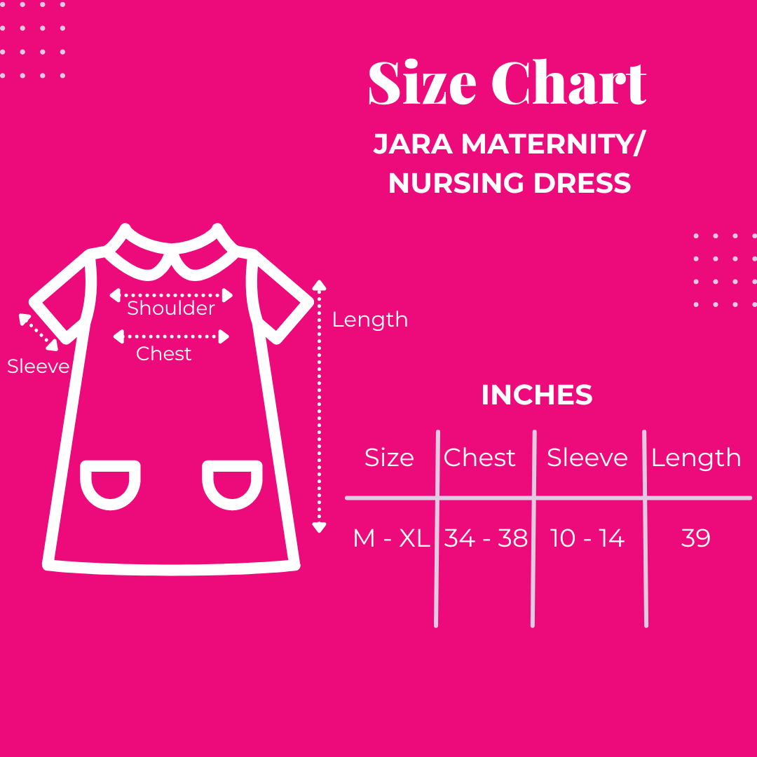 ToughMomma Jara Maternity Nursing Dress M - XL