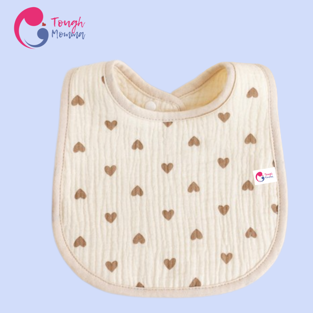 ToughMomma Bailian Muslin Cotton Bibs (0-2 years old)