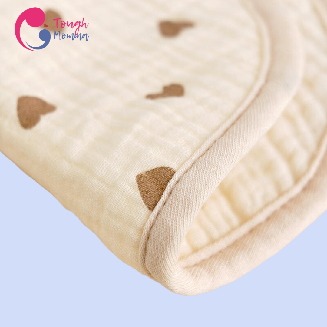 ToughMomma Bailian Muslin Cotton Bibs (0-2 years old)