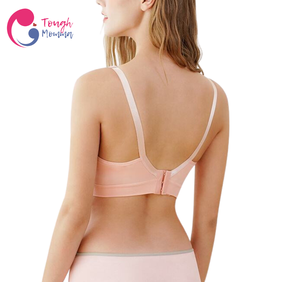 ToughMomma Deep V Seamless Wireless Nursing Bra
