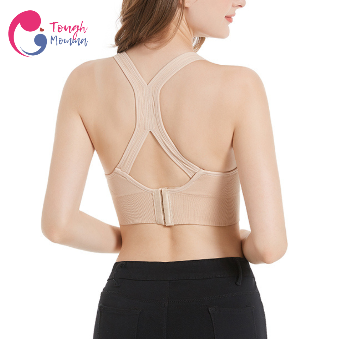 SLIGHTLY DAMAGED ToughMomma Adelle Nursing Sports Bra