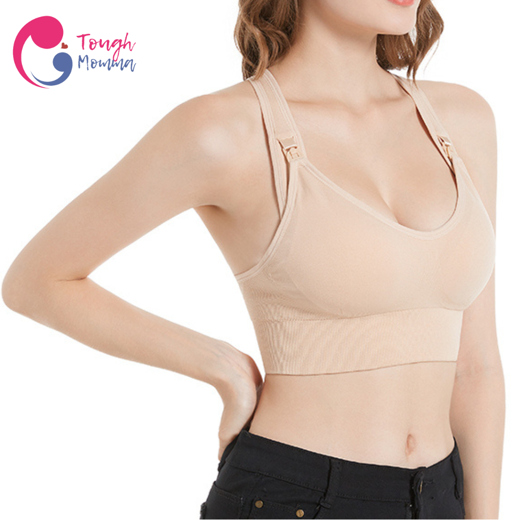 SLIGHTLY DAMAGED ToughMomma Adelle Nursing Sports Bra