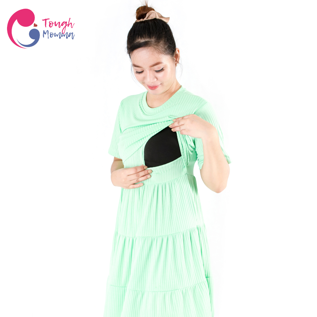 ToughMomma Genevieve Nursing Dress S - 2XL