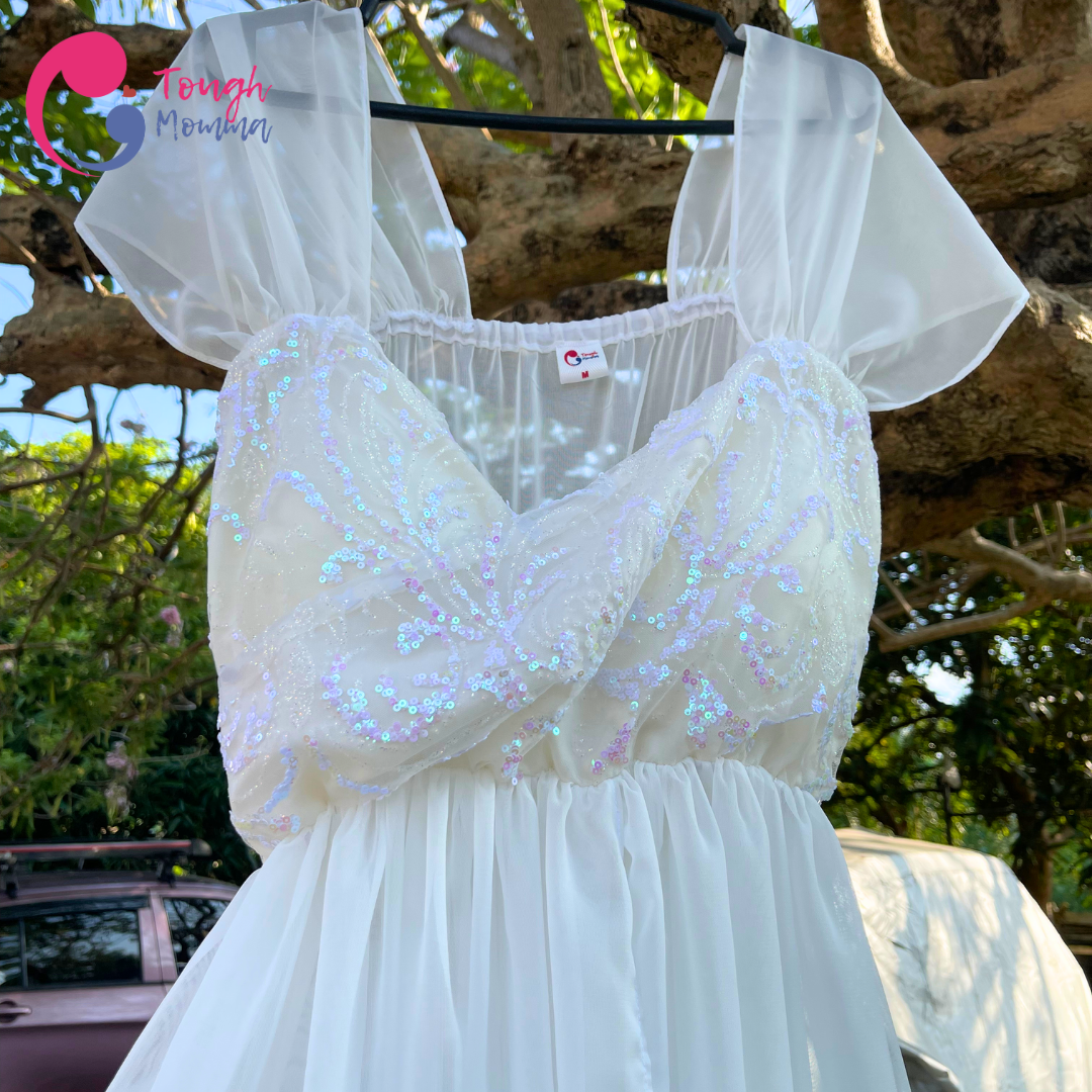 ToughMomma Bella Maternity Gown for Maternity Shoot