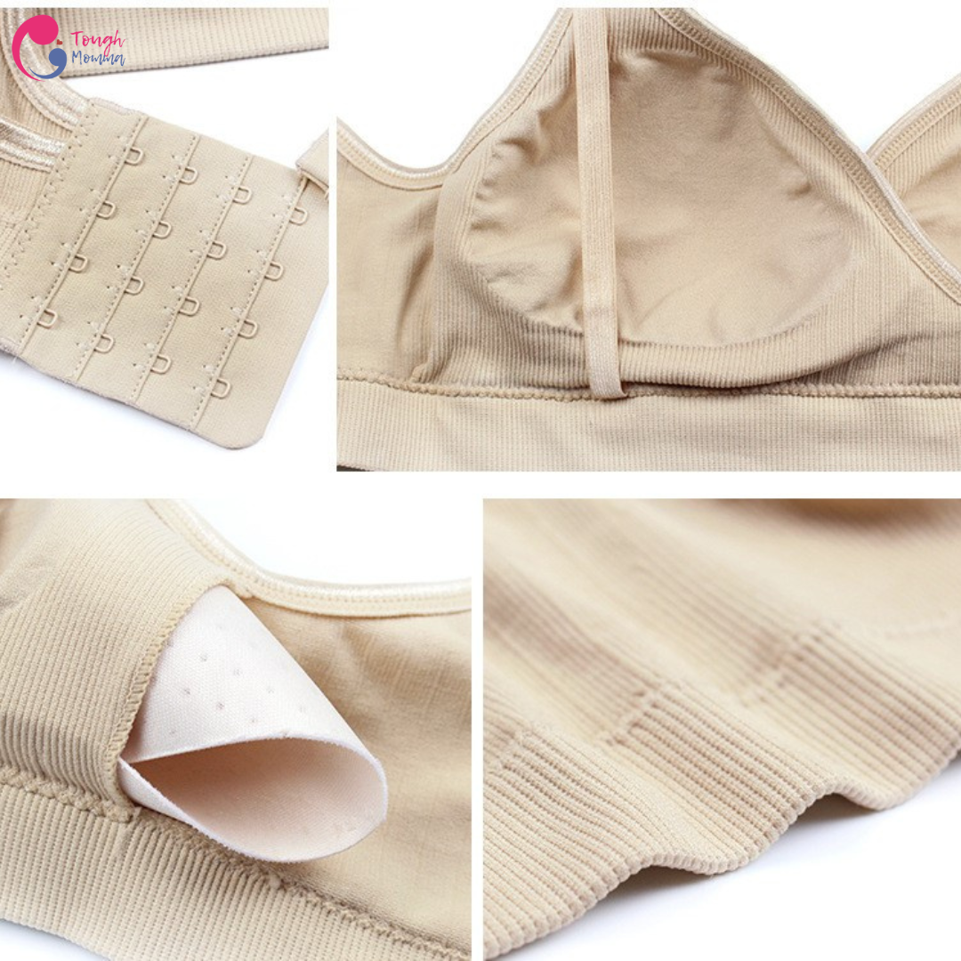 ToughMomma Crossover Seamless Wireless Nursing Bra