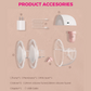 YOUHA The INs Gen 2 Handsfree Wearable Wireless Electric Breast Pump With Bluetooth App Function And Complete Accessories