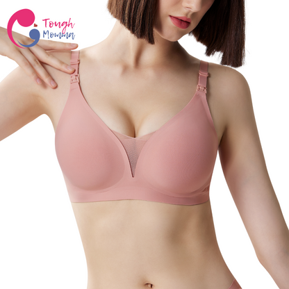 ToughMomma Fiorella Ultra Comfort Seamless  Wireless Maternity Nursing Bra
